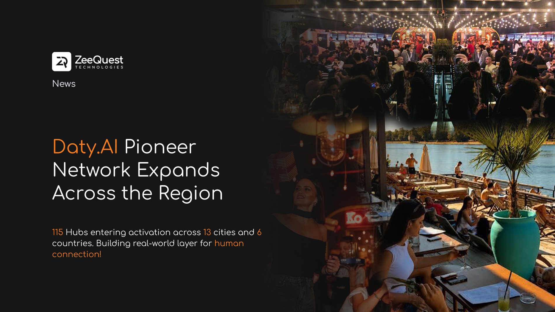 ZeeQuest Advances Daty.ai as 115 Pioneer Hubs Enter Activation Across 13 Cities