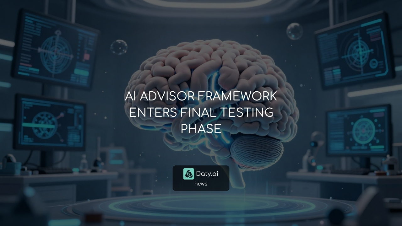 AI ADVISOR FRAMEWORK ENTERS FINAL TESTING PHASE