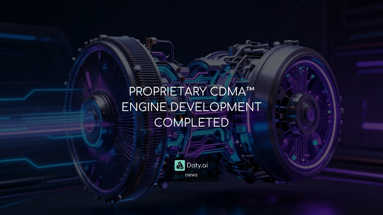 PROPRIETARY CDMA™ ENGINE DEVELOPMENT COMPLETED