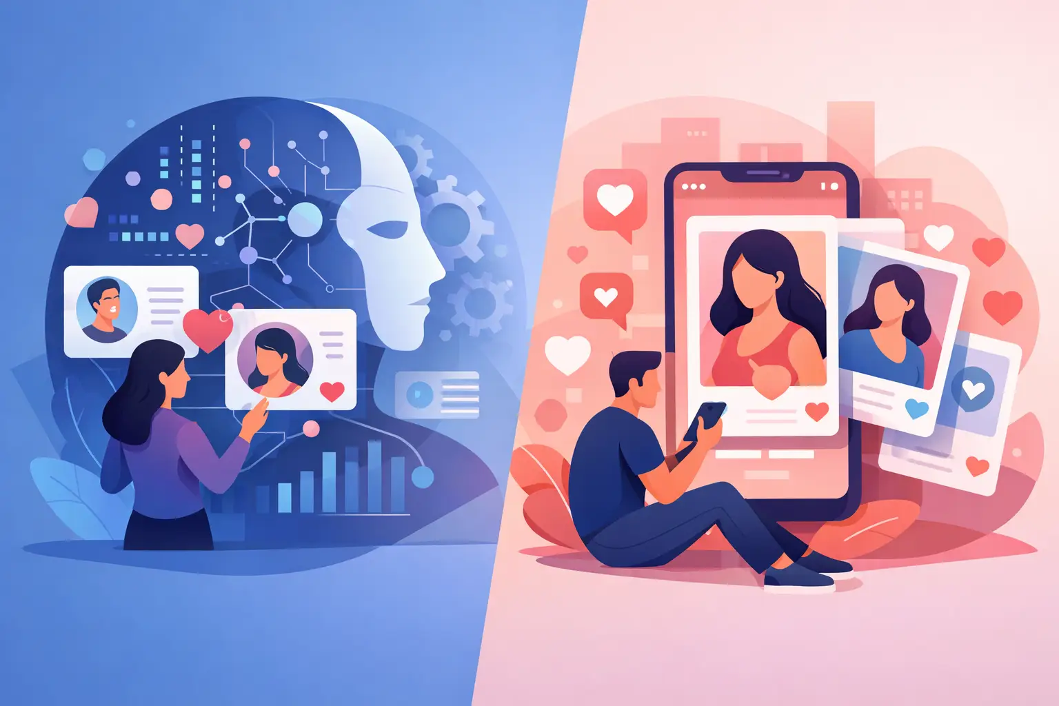 AI Matchmaking vs Swiping: What Works Better?